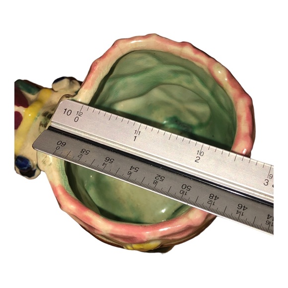 Vintage 1950’s Planter Donkey Pulling Cart Hand Painted Made in Japan - Picture 3 of 11